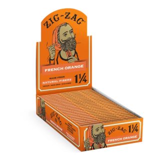 Zig-Zag 1¼ Rolling Papers "French Orange" - 24 Pack Display